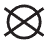 A cross over the dry cleaning symbol means that your garment cannot be dry cleaned.