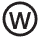 W inside a circle  means that your garment can be dry cleaned using a wet cleaning process. A dry cleaner knows how to handle the garment for optimal cleaning.